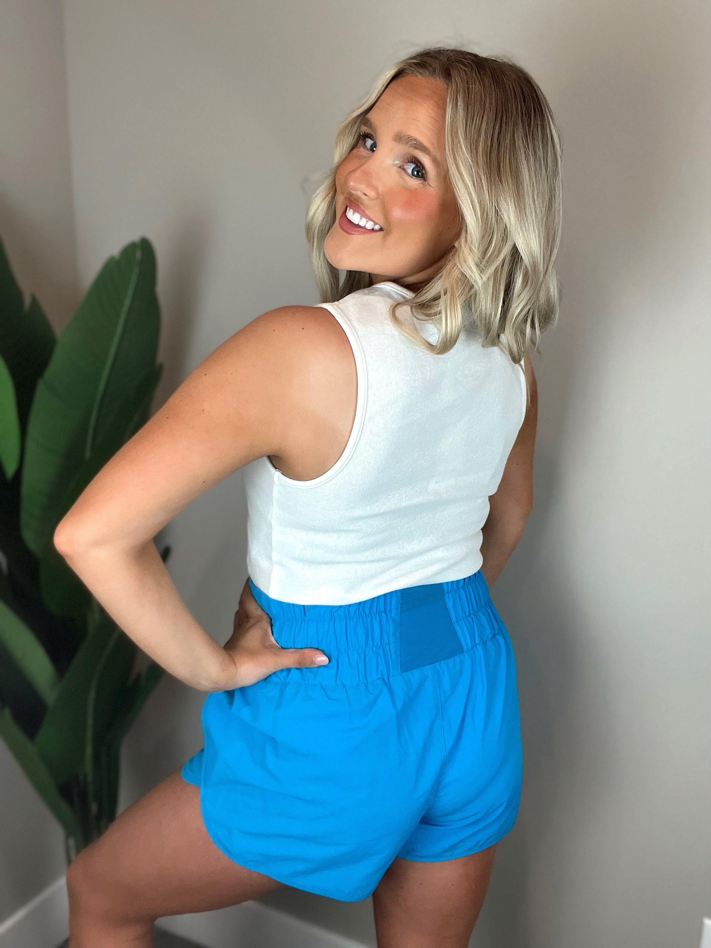 Girls Just Wanna Have Fun Cutout Tank