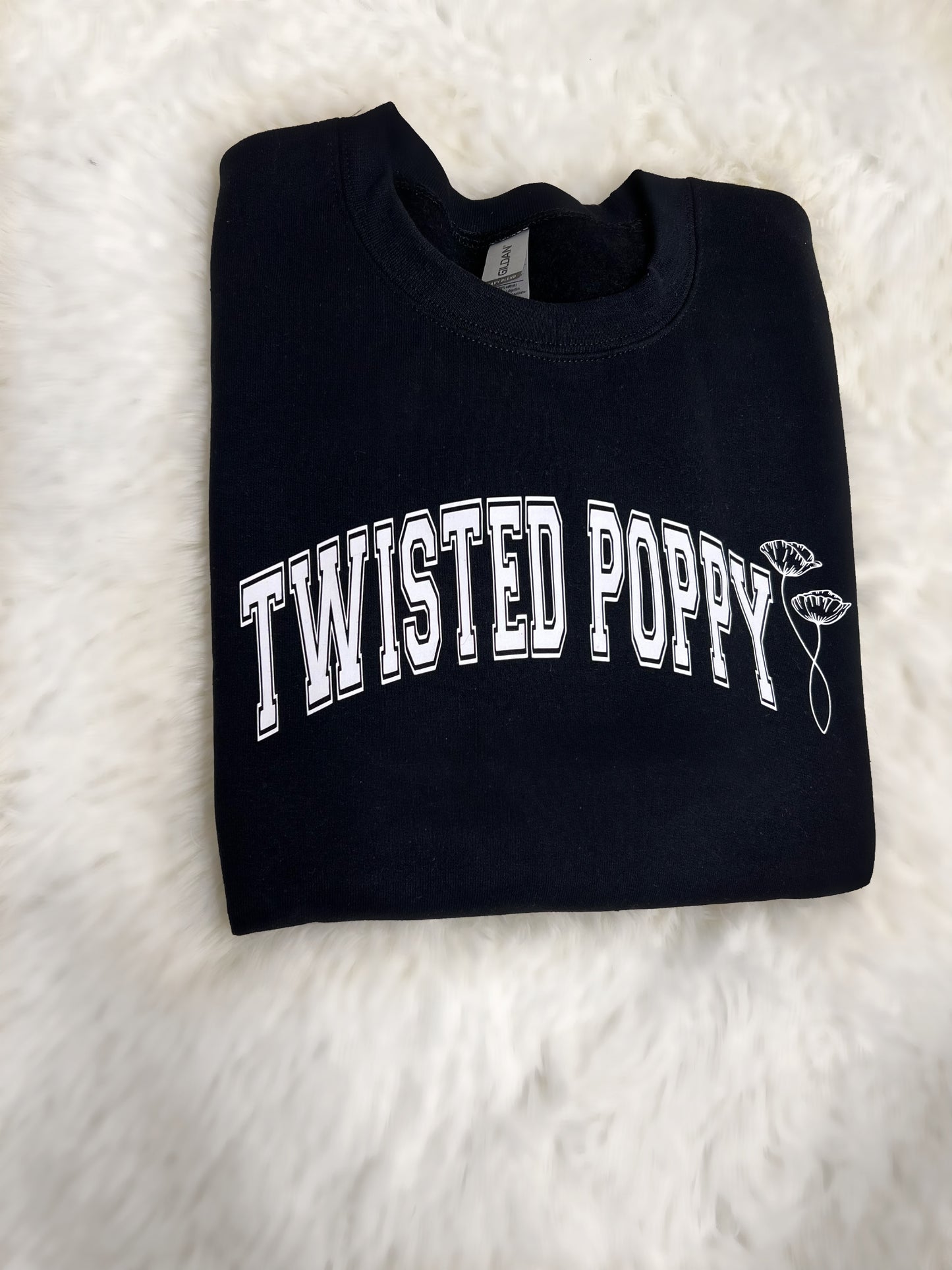 Twisted Poppy Crewneck