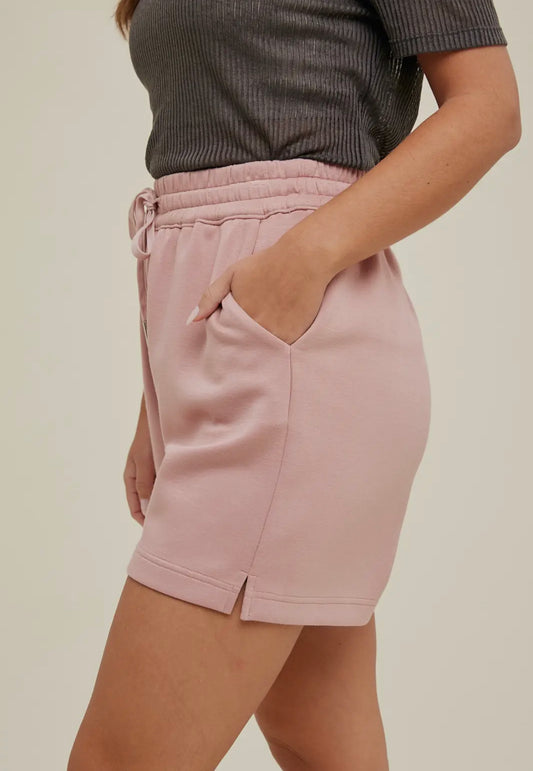 Scuba Shorts - Blush