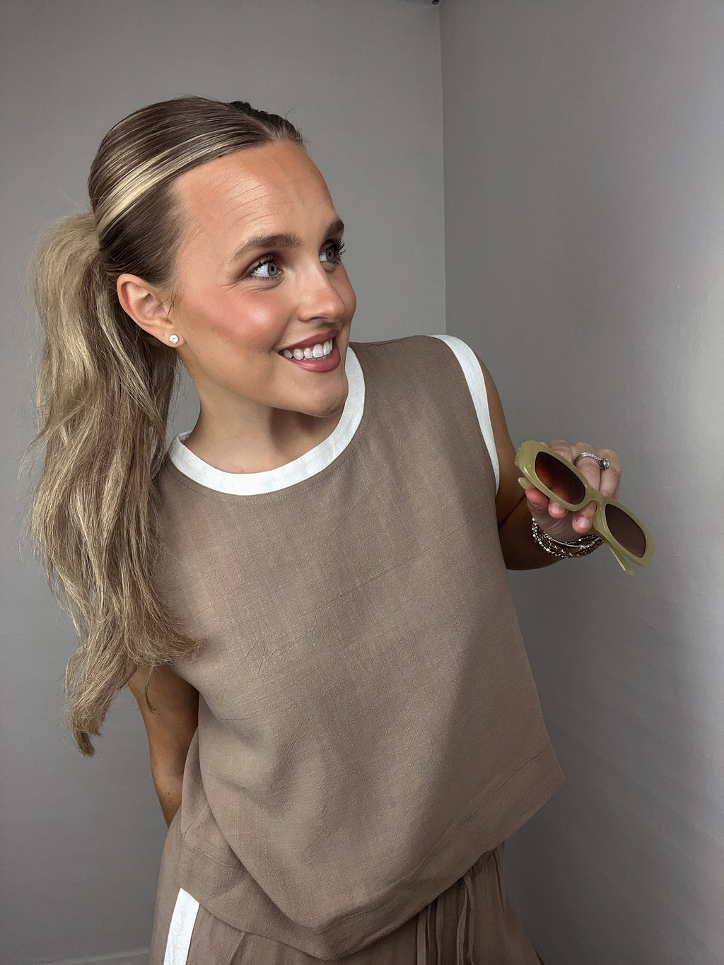 Joey Linen Set - Mocha