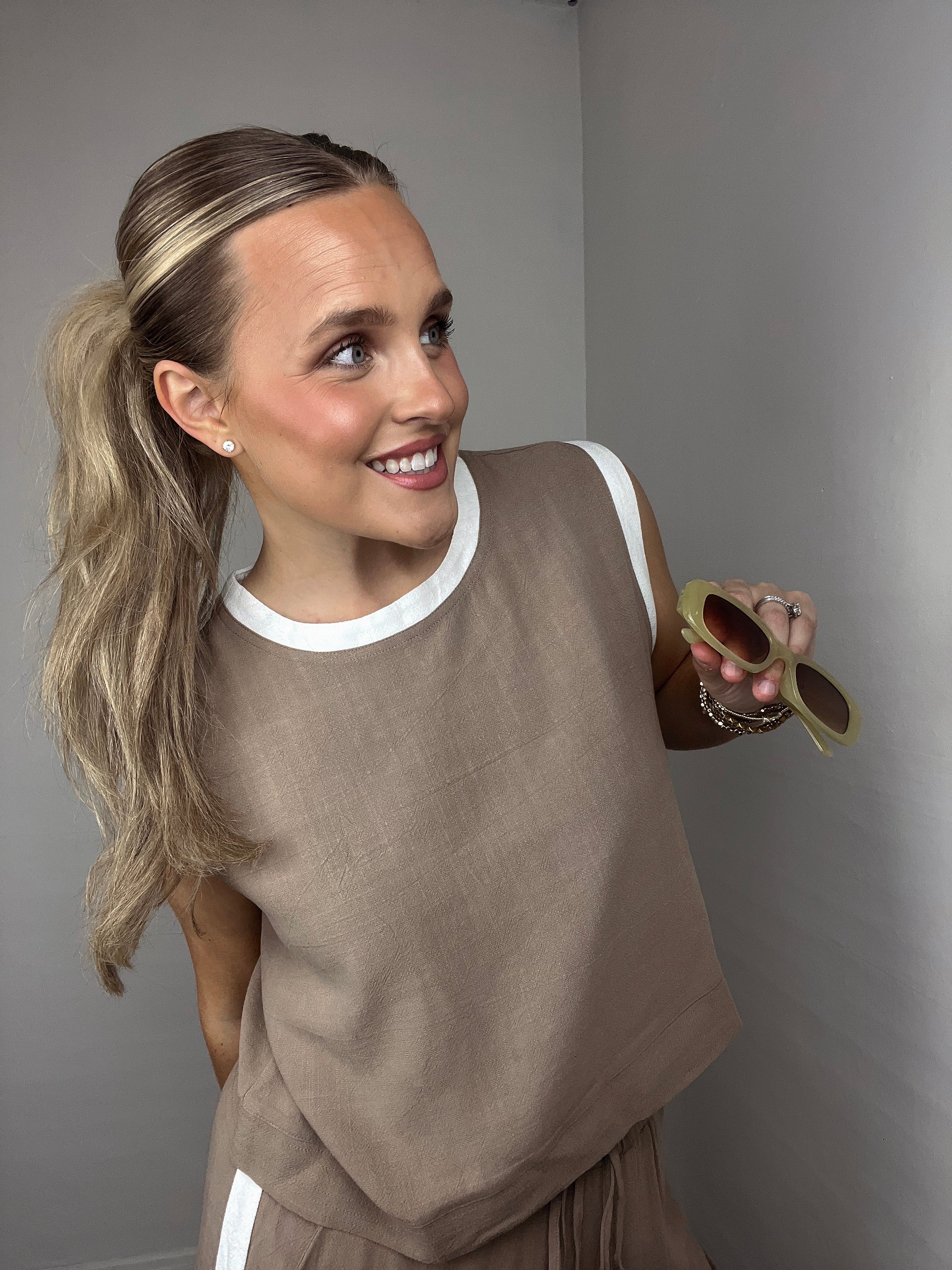 Joey Linen Set - Mocha