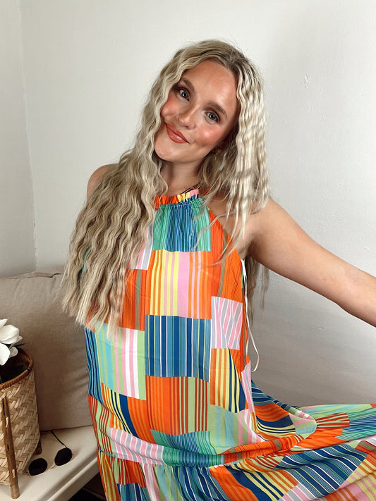 Tropicana Burst Dress