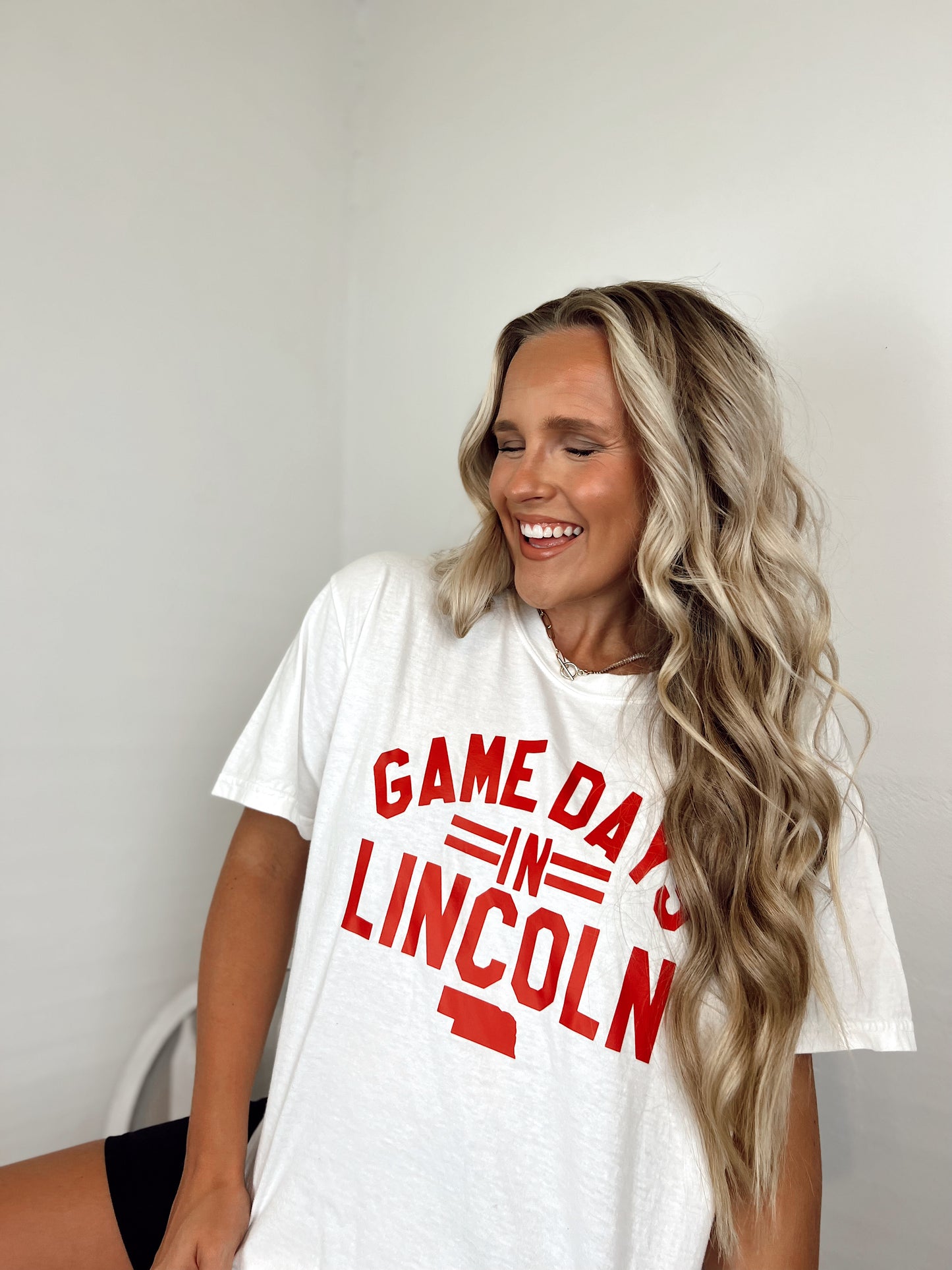 Gamedays in Lincoln Tee - Red