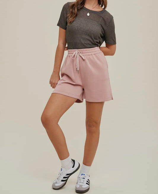 Scuba Shorts - Blush