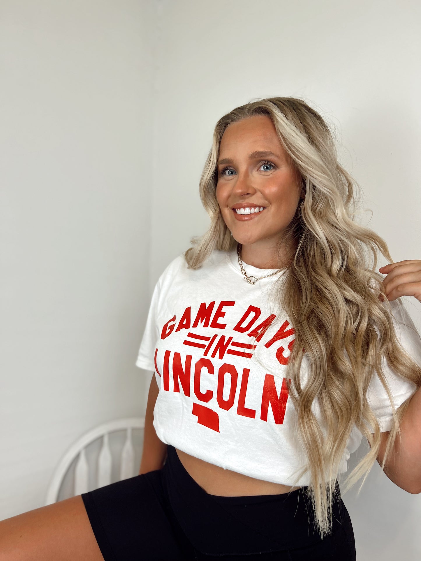 Gamedays in Lincoln Tee - Red