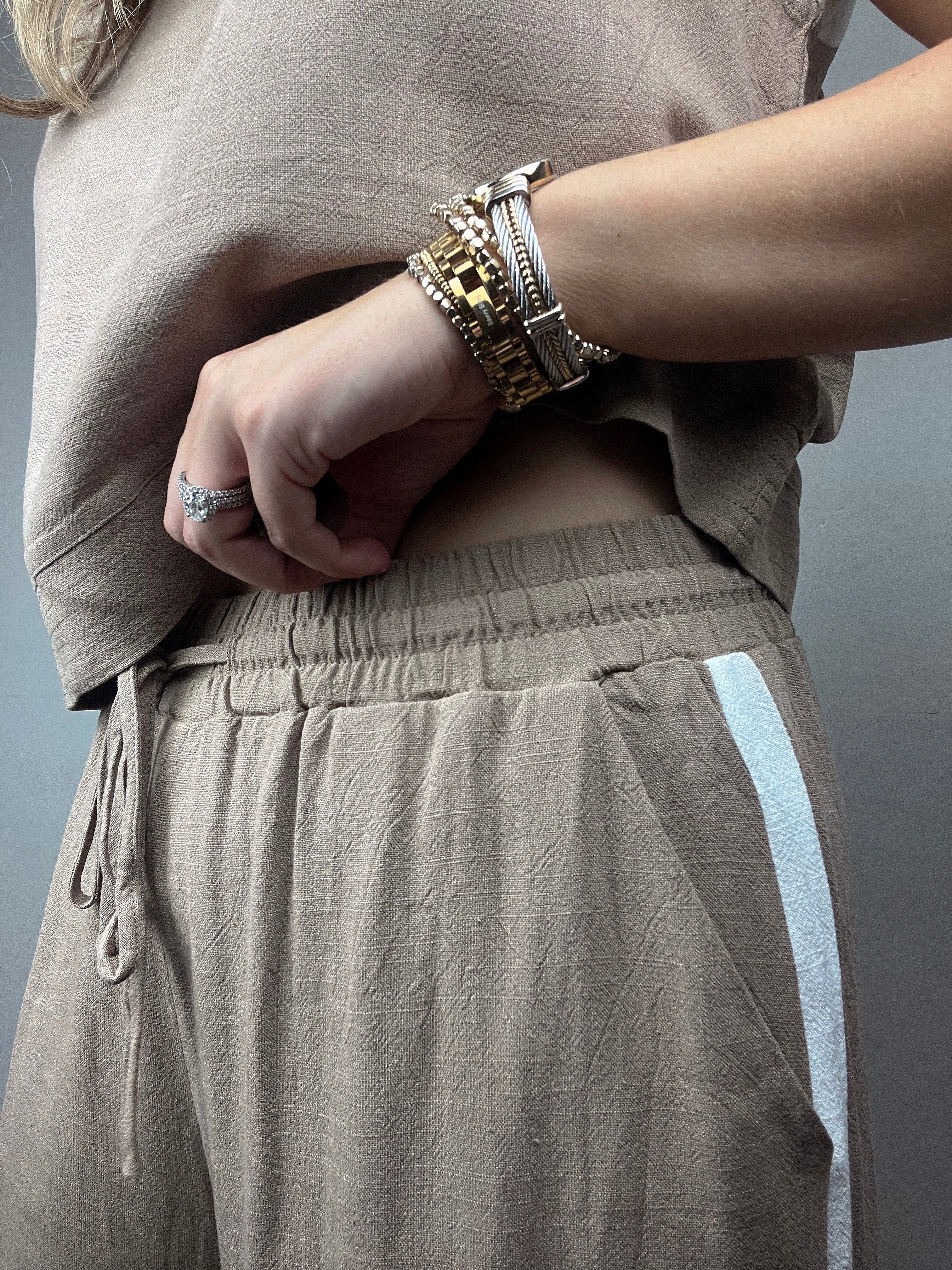 Joey Linen Set - Mocha