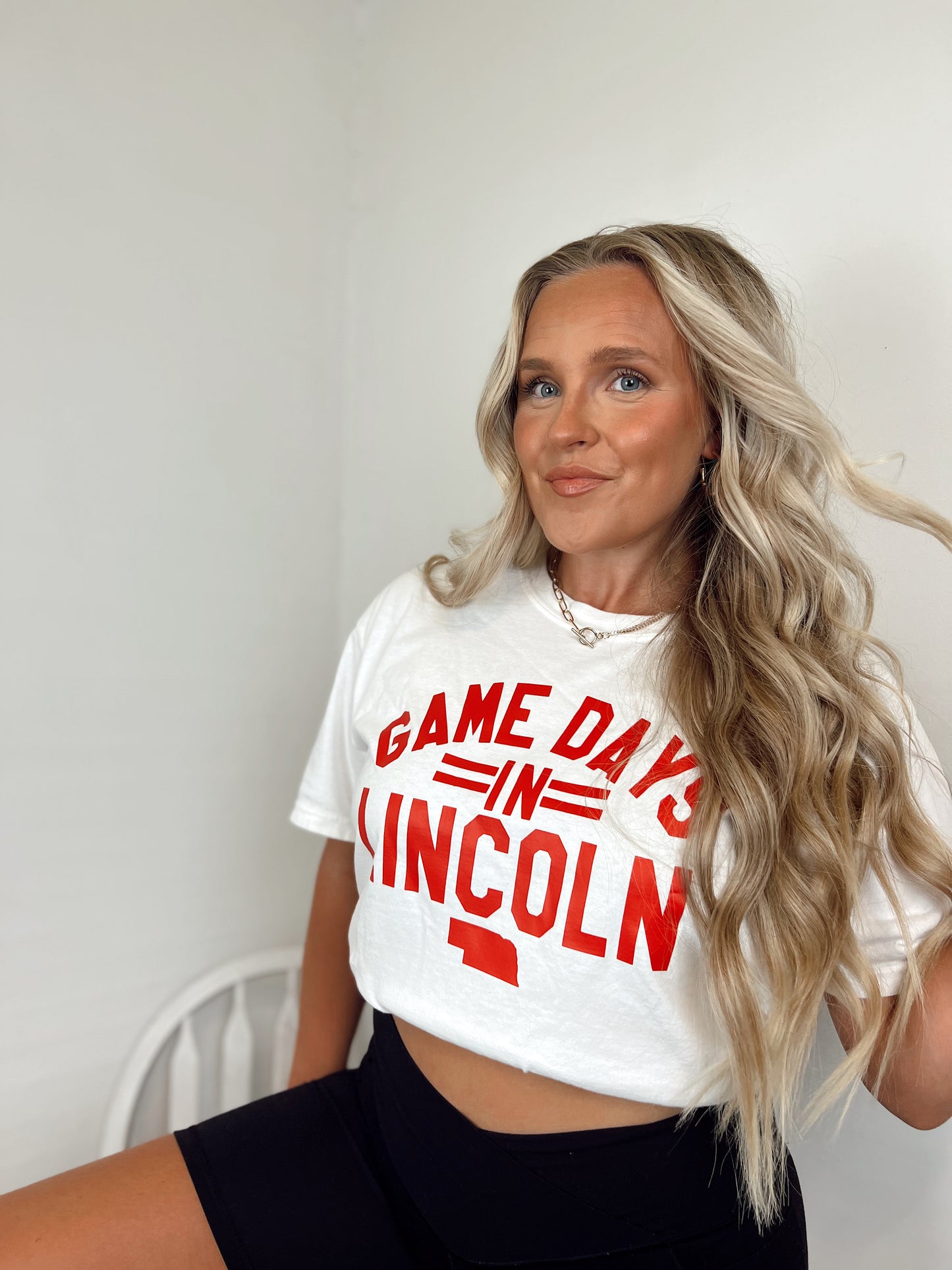 Gamedays in Lincoln Tee - Red