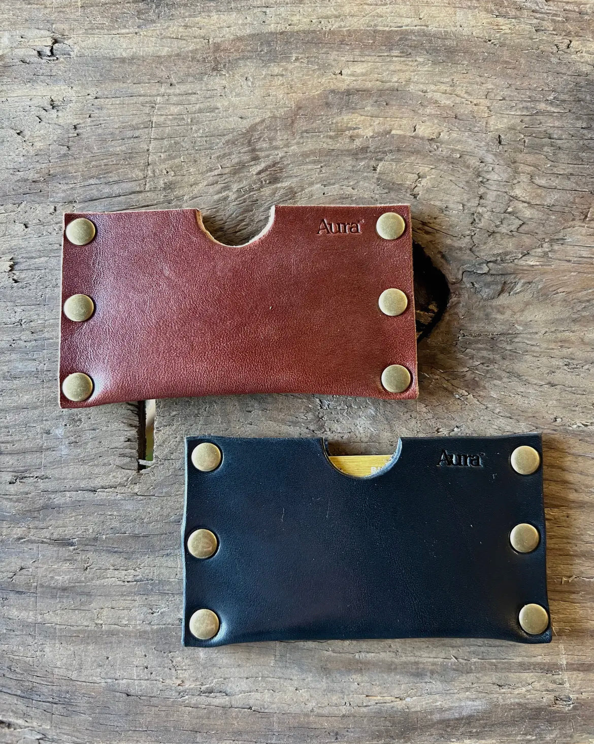 Soma Tanned Leather Card Wallet