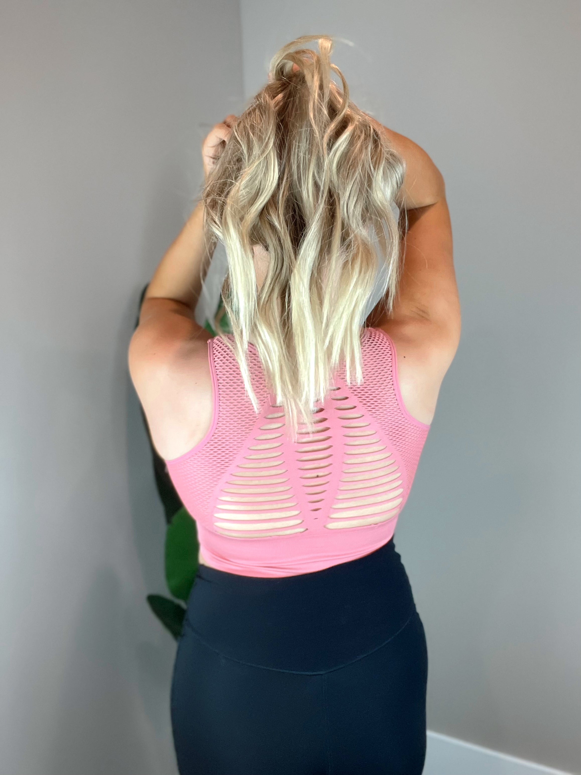 Laser Cut Seamless Sports Bra