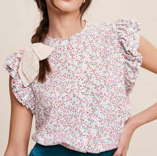 Just For Fun Floral Top