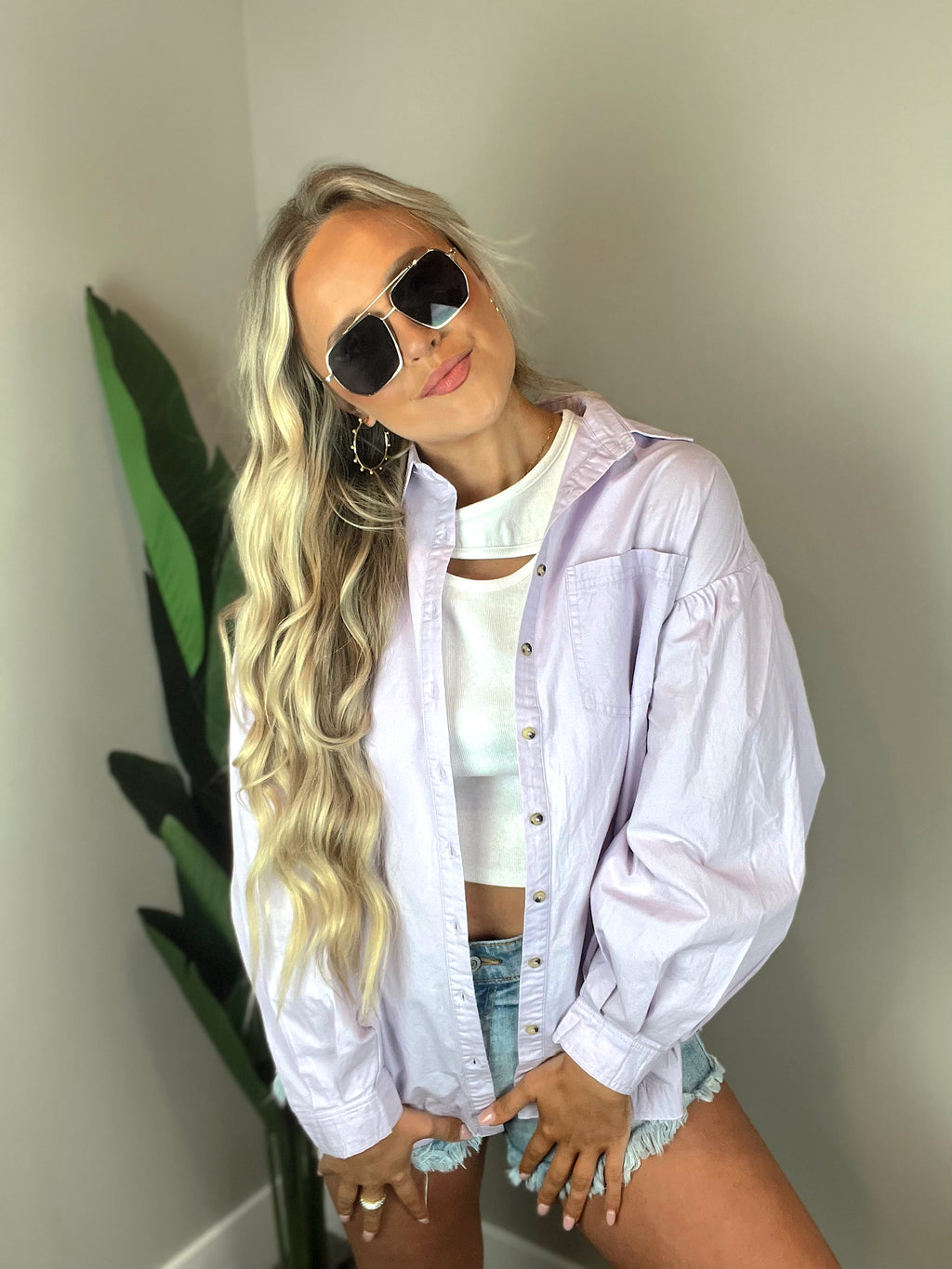 Shiloh Button Down Top