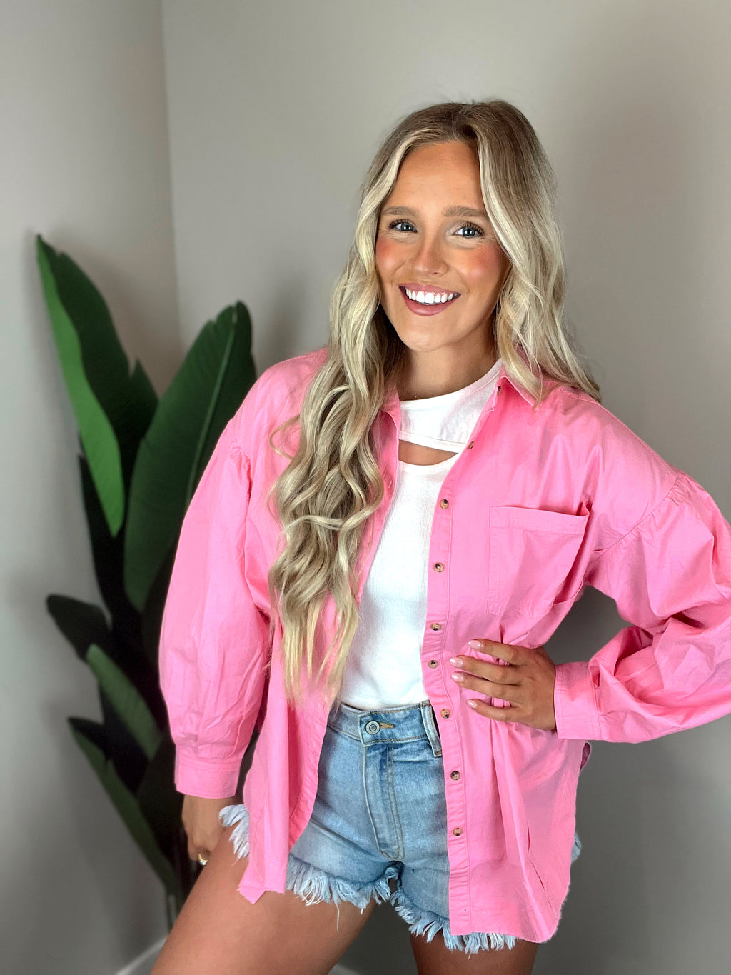 Shiloh Button Down Top