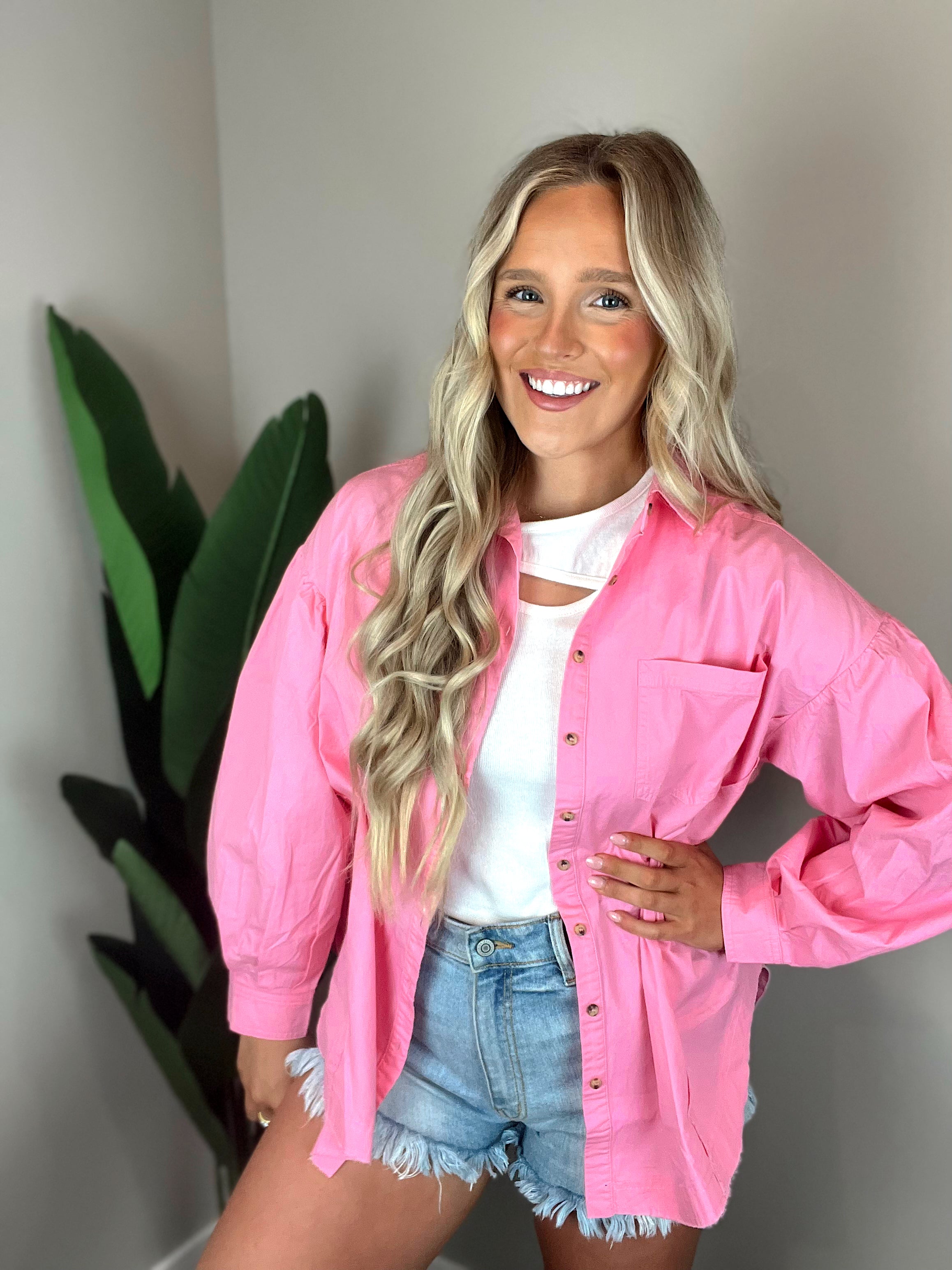 Shiloh Button Down Top