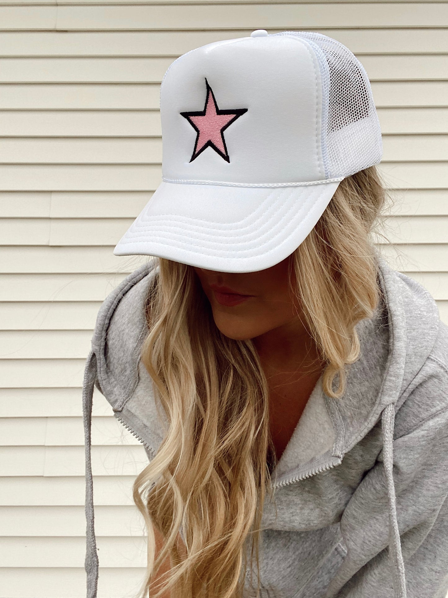 Star Trucker Hat - Pink