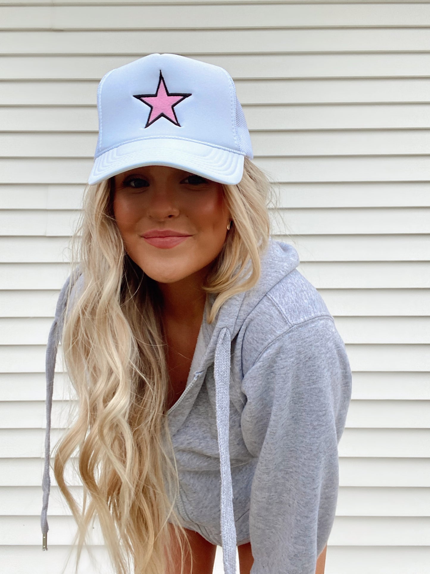 Star Trucker Hat - Pink