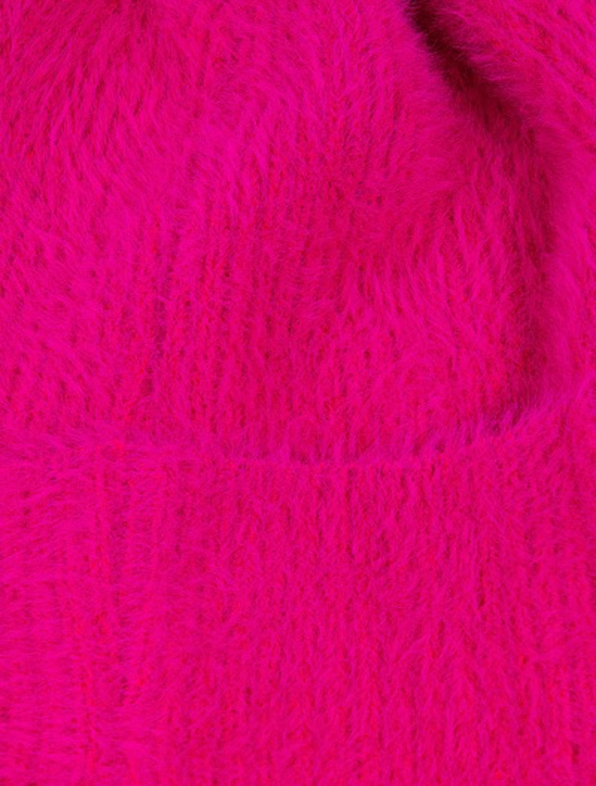 Ribbed Fuzzy Beanie