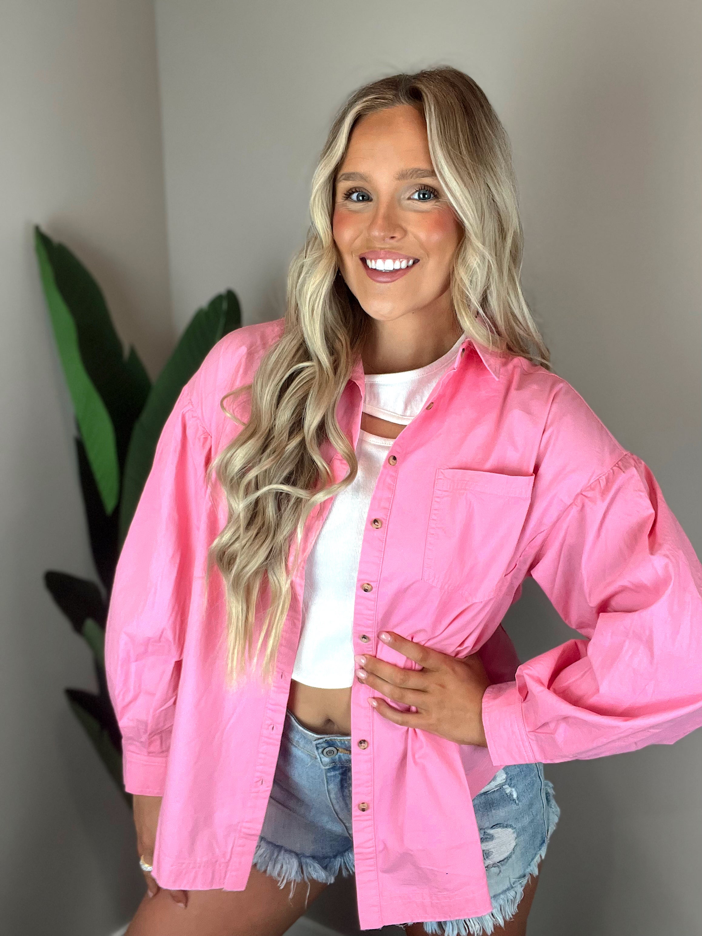 Shiloh Button Down Top