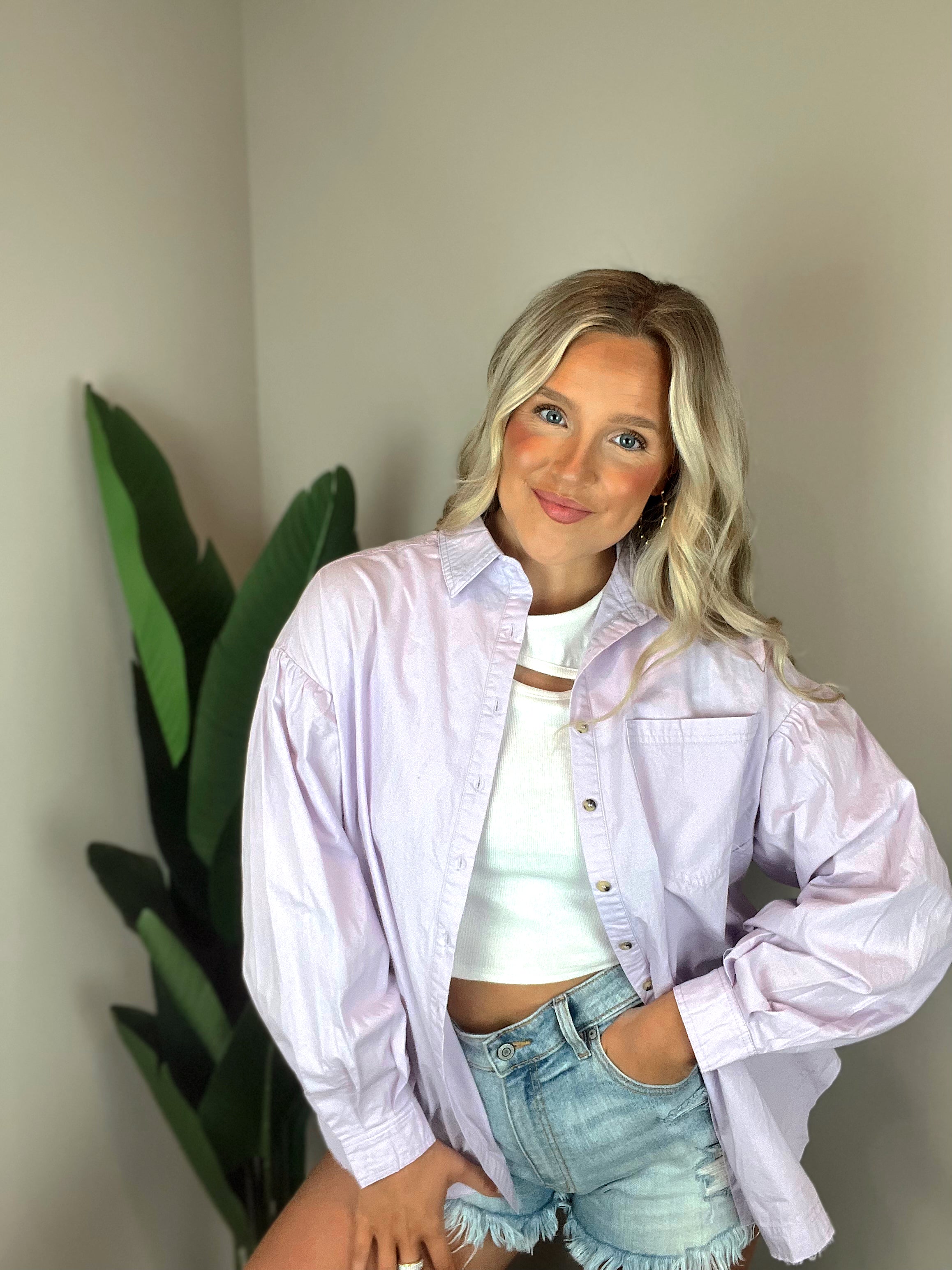 Shiloh Button Down Top